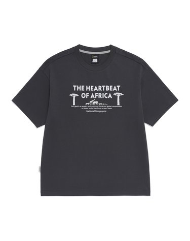 N262UTS980 [AEROSILVER] 아비스 빅그래픽 반팔 티셔츠 GREY