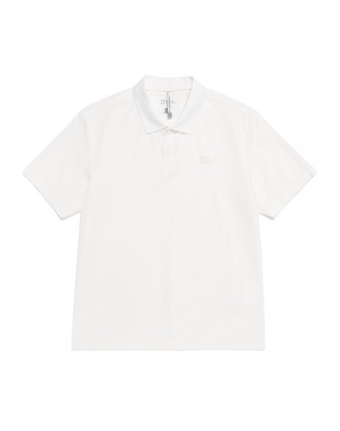 N262MPL330 에어플로우 반팔 카라 티셔츠 O/WHITE