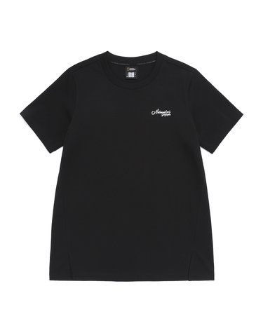 N262WTS980 [AEROSILVER] 여성 아비스 중기장 반팔 티셔츠 BLACK