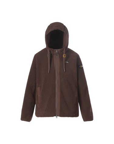 [고윤정플리스] 여성 코스토니 후드 플리스 자켓 CHOCOLATE BROWN N264WFJ150