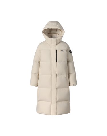 여성 카이만 프로 롱기장 구스다운 점퍼 SILVER BIRCH N264WDW960