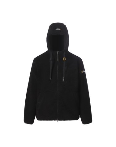 [고윤정플리스] 코스토니 후드 플리스 자켓 BLACK N264UFJ950
