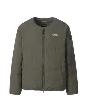 헤론 U넥 경량 구스다운 점퍼 OLIVE GREEN N264UDW920