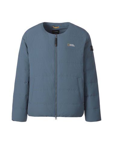 헤론 U넥 경량 구스다운 점퍼 ASH BLUE N264UDW920