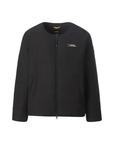 헤론 U넥 경량 구스다운 점퍼 BLACK N264UDW920