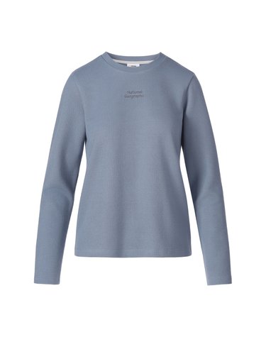 여성 와플 이너 티셔츠 FOG BLUE N263WTS010