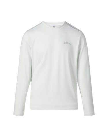 카프 스몰로고 베이직핏 긴팔 티셔츠 O/WHITE N263UTS210