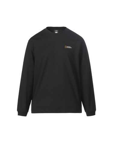 그래픽 긴팔 티셔츠 BLACK N263UTS020