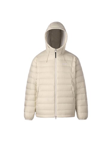 [PERTEX] 배색 후드 경량 덕다운 점퍼 SILVER BIRCH N264UDW902