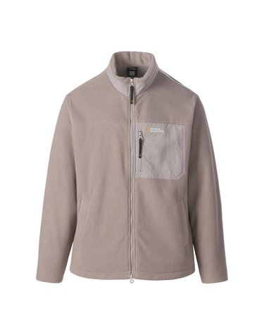 시로 마이크로 플리스 스탠드넥 풀집업 BEIGE N264UFJ161