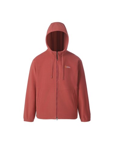 시로 마이크로 플리스 후드 집업 WARM PINK N264UFJ160
