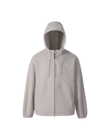 시로 마이크로 플리스 후드 집업 L/GREY N264UFJ160