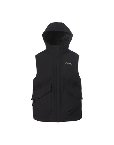 후드 덕다운 베스트 BLACK N264UDV120