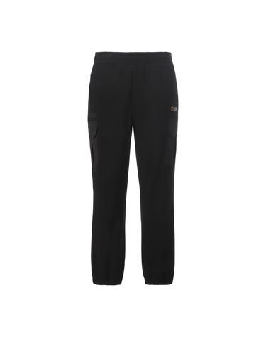 시로 플리스 릴렉스핏 카고 조거 팬츠 BLACK N264UPT060