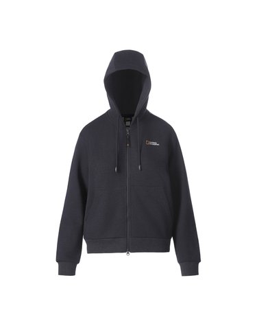 여성 데님라이크 후드 풀집업 MIDNIGHT NAVY N263WFT010