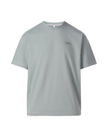 어반 폴라스페이스 그래픽 세미오버핏 반팔 티셔츠 SAGE GREEN N263UTS240