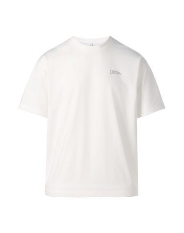 어반 폴라스페이스 그래픽 세미오버핏 반팔 티셔츠 O/WHITE N263UTS240