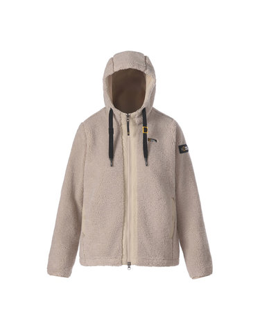 [고윤정플리스] 여성 코스토니 후드 플리스 자켓 MOURNING BEIGE N264WFJ150