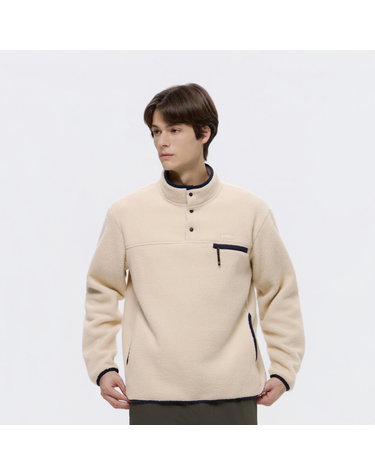 클라우드 플리스 하프넥 풀오버 SILVER BIRCH N264USW180