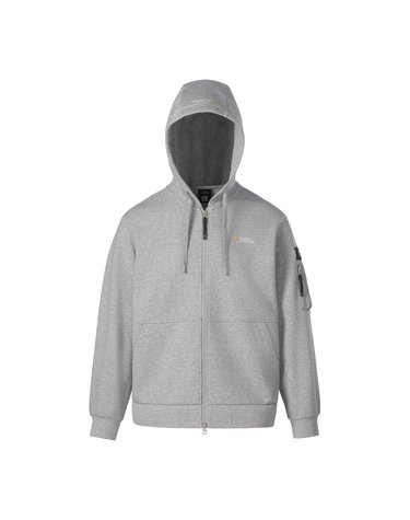 슐리언 소매 포켓 베이직핏 후드 풀집업 M/GREY N263UFT910