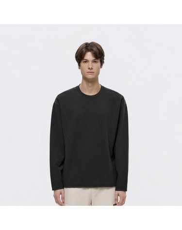 세미오버핏 절개 롱 슬리브 티셔츠 O/WHITE N263UTS902