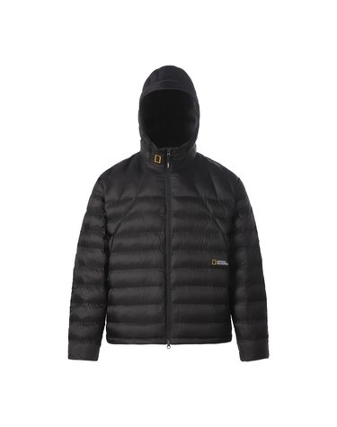 모션라이트 후드 패딩 점퍼 BLACK N263UPD930