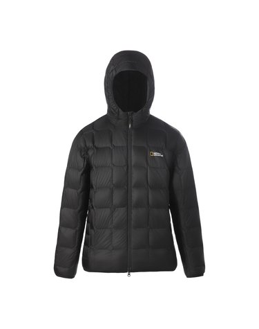 메를린 후드 경량 구스다운 점퍼 BLACK N264UDW030