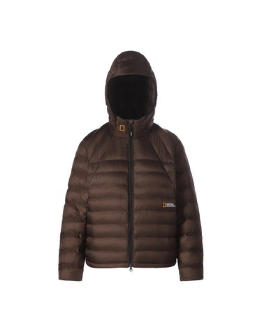 여성 모션라이트 후드 패딩 점퍼 CHOCOLATE BROWN N263WPD030