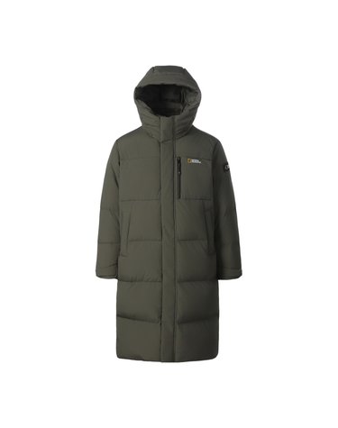 내셔널지오그래픽 카이만 프로 롱기장 구스다운 점퍼 OLIVE GREEN N264UDW960