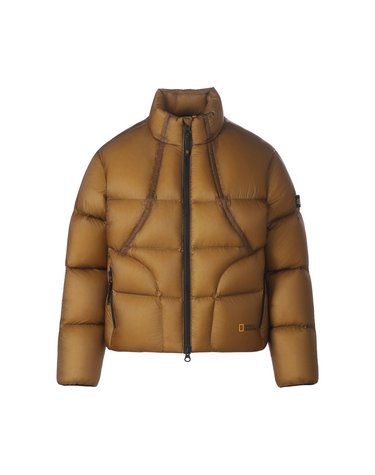여성 퓨어이펙트 스탠드넥 다운 점퍼 CINNAMON BROWN N264WDW851