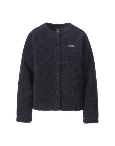 여성 베일 쉐르파 U넥 자켓 NAVY N264WFJ153