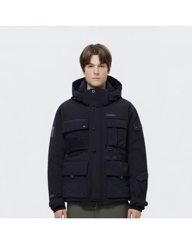 NRN 인피니티 멀티포켓 구스다운 점퍼 BLACK N264MDW500