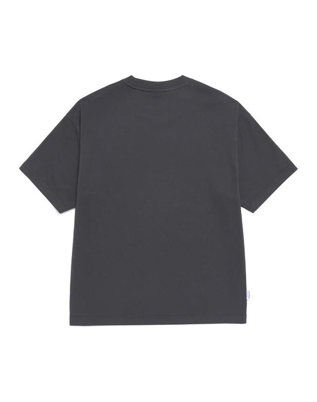 내셔널지오그래픽 내셔널지오그래픽 N265UTS909 세미오버핏 수피마 반팔 티셔츠 GREY 착용컷