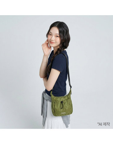 N265ACR790 데일리 라이트 크로스백 S GREEN