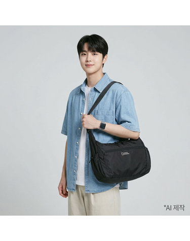 N265ACR810 데일리 라이트 크로스백 L BLACK