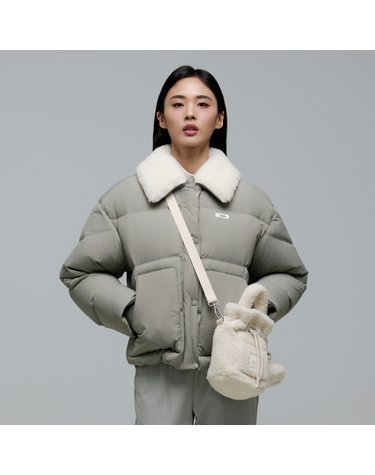 내셔널지오그래픽 N244ACR580 덤블 버킷백 IVORY