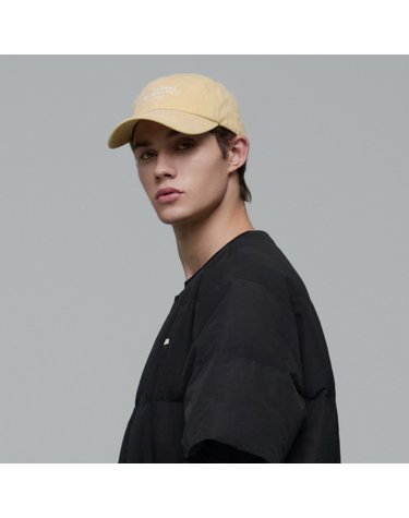 내셔널지오그래픽 N243AHA510 스티치 워싱 볼캡 MUSTARD