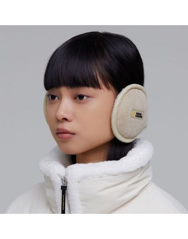 내셔널지오그래픽 N234AAC530 코듀로이 이어워머 BEIGE