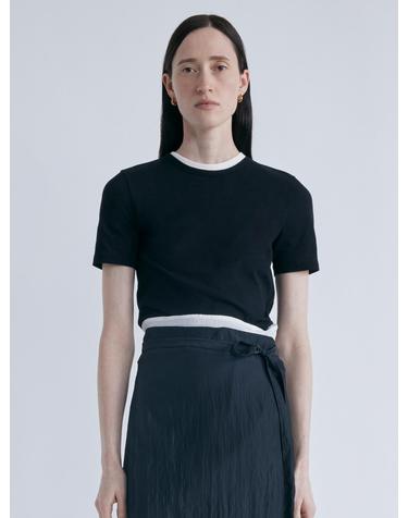 Short Sleeve Compact T-Shirt_Black