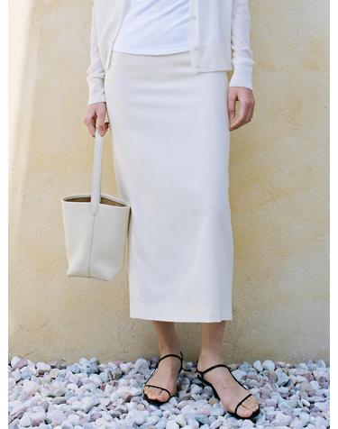 Summer Wool Skirt_Ivory