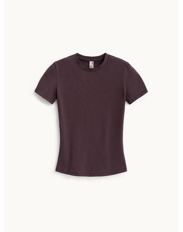 Cotton Jersey T-shirt_Burgundy