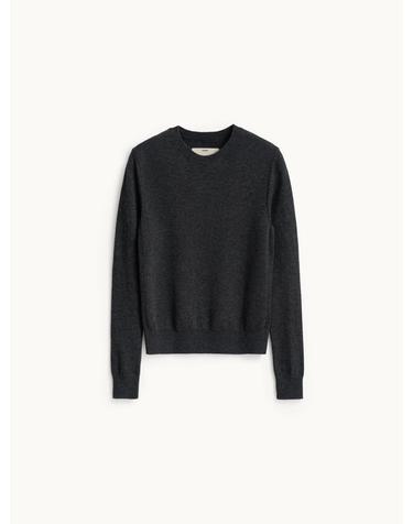Round Neck Knit_Charcoal