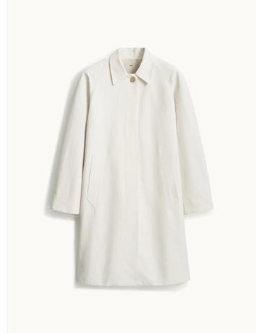 Cotton Mac Coat_Ivory