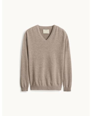포터리 우먼 Classic V-Neck Knit_Beige