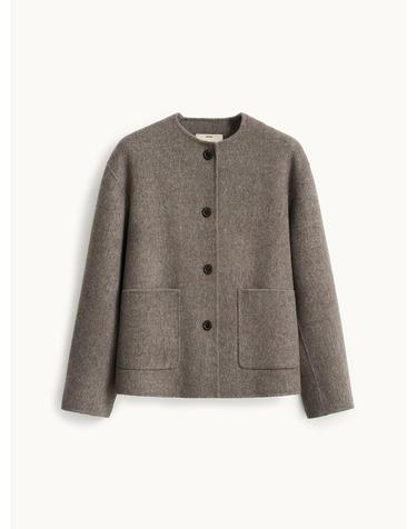 Short Car Coat_Gray