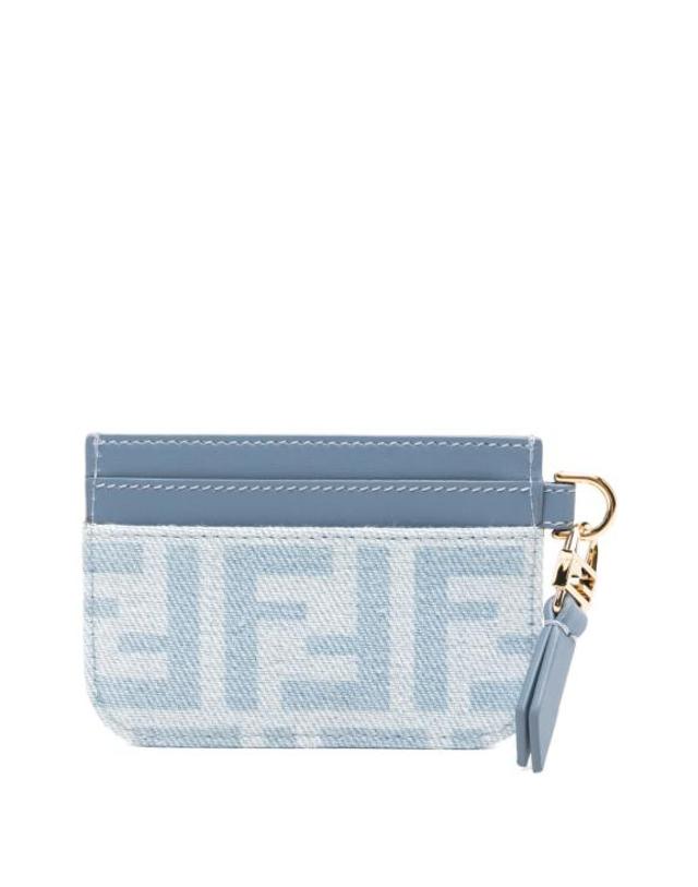 펜디 [명품] 26FW 펜디 명함지갑 8M0566 AY6Y F1X25 LIGHT BLUE DOM 착용컷