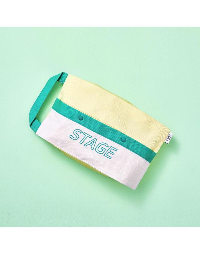 스테이지 어라운드 기저귀 유모차 가방 파우치 [크레용] 착용컷