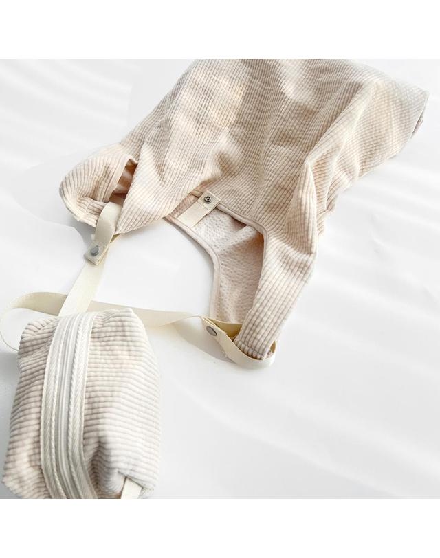 스테이지 어라운드 에코 숄더 백 데일리 가방 [골덴 백] 착용컷
