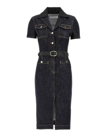 [명품] 26SS 셀프 포트레이트 미디 원피스 RS26822M BLUE INDIGO DOM