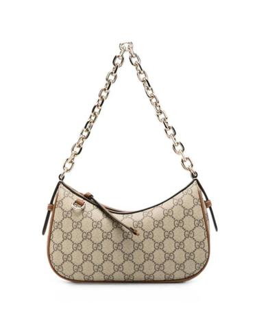 [명품] 26FW 구찌 GG 엠블럼 스몰 숄더백 847447 FAD6L 9758 BEIGE DARK BROWN DOM